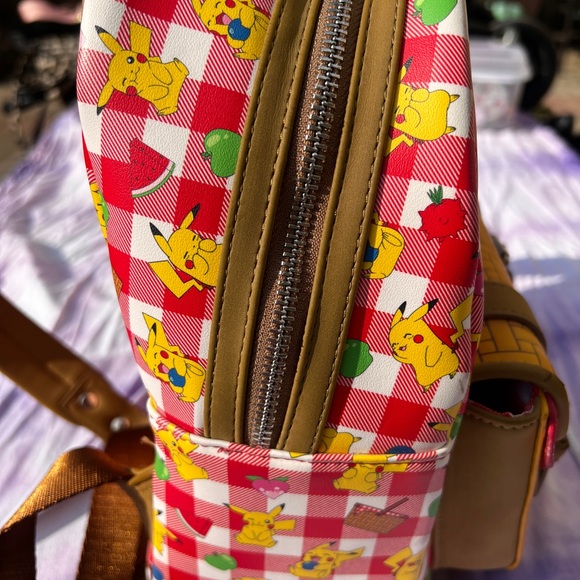 Loungefly Picnic Pikachu Mini Backpack - Picture 5 of 10